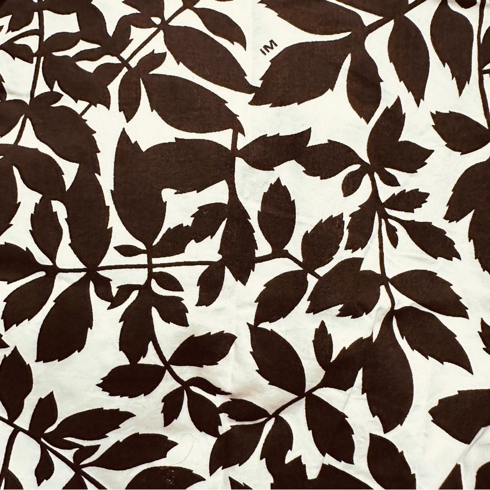 Vintage | Dress | Isaac Mizrahi for Target Black|White Ivy Print Dress - Picture 7 of 11